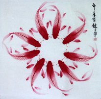 Fisch - Chinesische Malerei