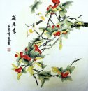 Frutas e Pássaros - Pintura Chinesa