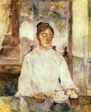 Porträtt av Comtesse Adele-Zoe de Toulouse-Lautrec (Konstnärens