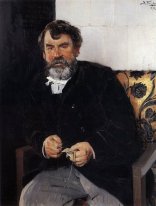 A Portrait Of E S Sorokin 1891