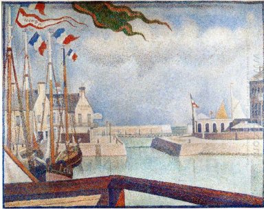 Am Sonntag Port En Bessin 1888