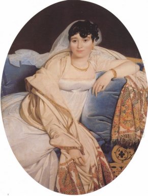 Портрет мадам Ривьер Nee Мари Франсуаза Jacquette Bibiane