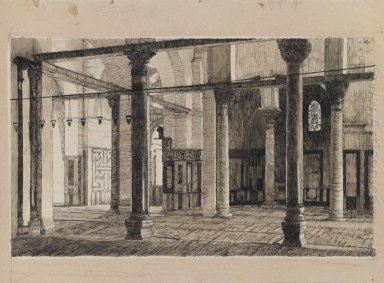 Transetto della moschea di El Aqsa 1889