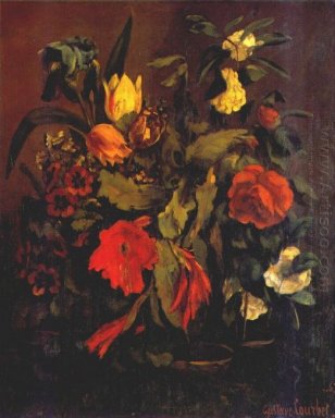 Naturaleza muerta de flores 1863