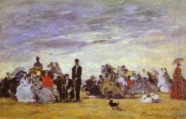 Strand bei Trouville 1864