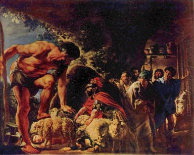 Odysseus i grottan Polyfemos