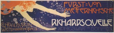Plakat für Prinz Richard Metternich 1899