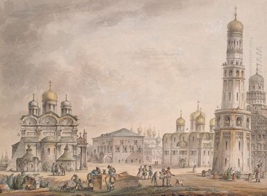 Cathedral Square van het Moskouse Kremlin