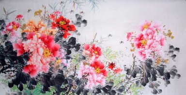 Peony - Lukisan Cina