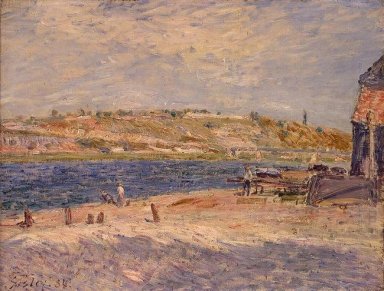 margens de rios em Saint Mammes 1884