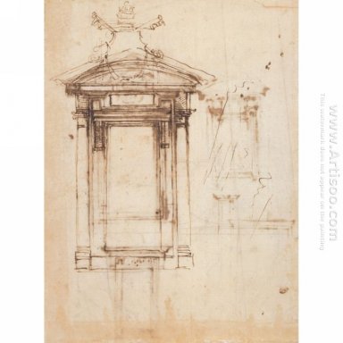 Design For Biblioteca Laurenziana porte e una finestra esterna