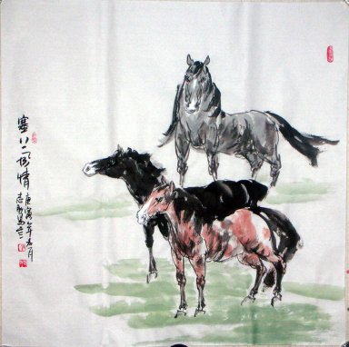 Horse - Peinture chinoise