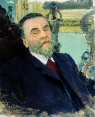 Portret van Ivan Zvetkov 1907