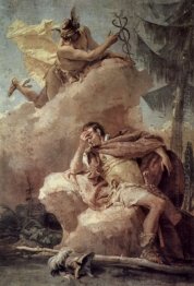 Mercury From Mercury Exhorting Aeneas To Leave Carthage 1757