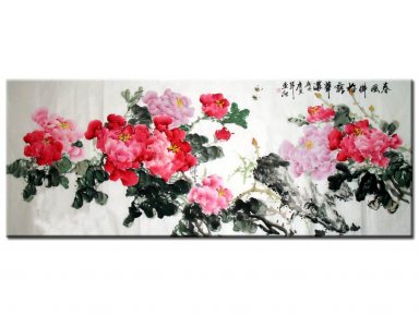 Pivoine - Peinture chinoise