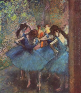 bailarines en azul 1895