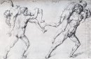 Rapimento di una donna ratto delle Sabine 1495