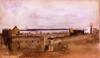 Uitzicht op napels 1860