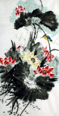 Lotus Chinees schilderij