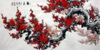 Pruimenbloesem - Chinees schilderij