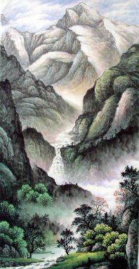 Montaña y agua - la pintura china