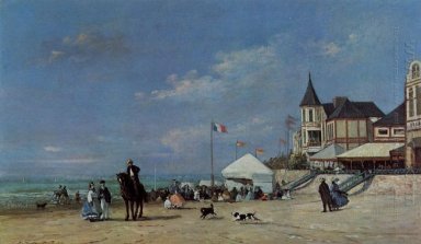La plage de Trouville 1863