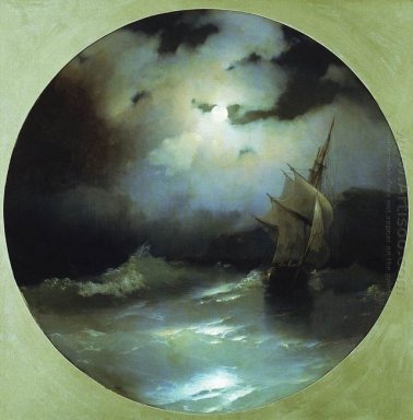 Mer au clair de lune 1858