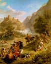 Arabes Skirmishing Dans Les Montagnes 1863