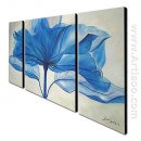 Tangan-Dicat Floral Oil Painting - Set 3