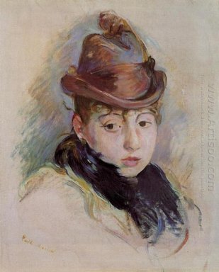 Молодая женщина в шляпе Генриетты Patte