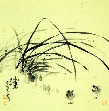 Orchid - Chinesische Malerei