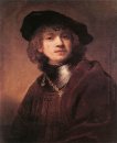 Автопортрет, как молодой человек 1634