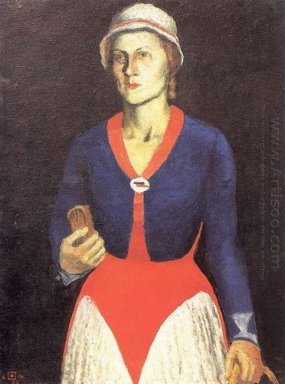 Portret van de kunstenaar S Vrouw 1934