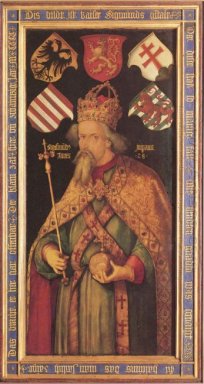 porträtt av kaiser Sigismund 1516
