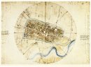 Ein Plan von Imola 1502