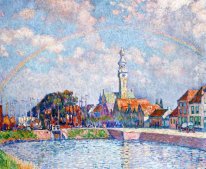 Arco iris sobre Veere 1906