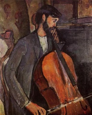 estudiar para el violonchelista 1909