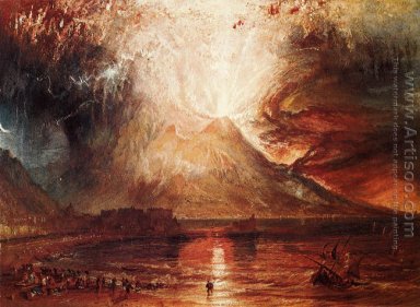 Vesuvio in eruzione, 1817