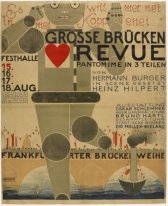 Poster per il Grande Ponte Revue (Gro? E Brücken Revue)