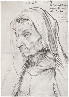 portrait de la mère de l\'artiste 1514