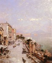 Uma vista de Posilippo, Nápoles