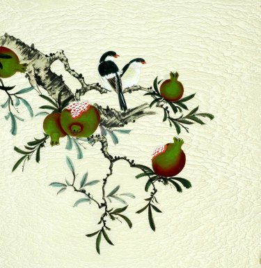 Oiseaux et fleurs - Peinture chinoise