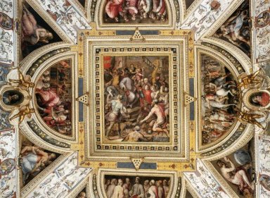 Ceiling decoration Palazzo Vecchio, Florence