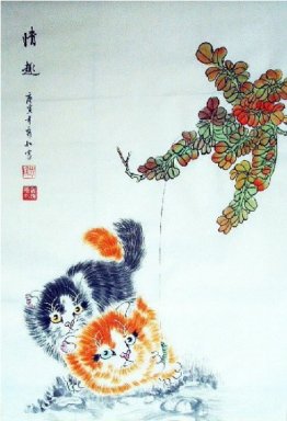 Cat - Chinese Painting