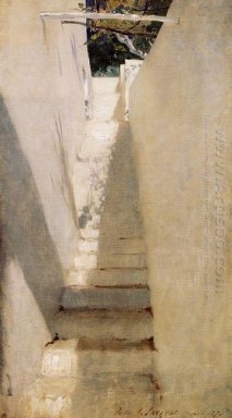 Escalier à Capri 1878