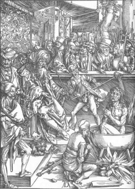 Мученичество святого Иоанна Богослова 1498