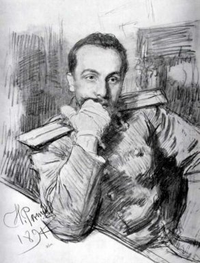 Портрет Александра Жиркевич 1891