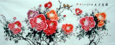 Pivoine - Peinture chinoise