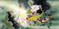 Fish - Peinture chinoise