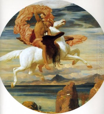 Perseus On Pegasus Hastening To the Rescue of Andromeda